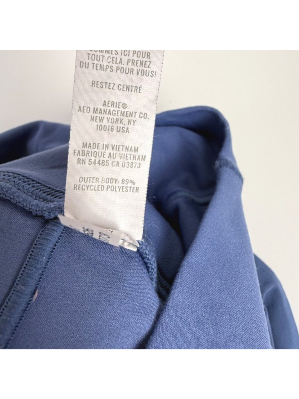 OFFLINE By Aerie Real Me Flirty Ruffle Tiered High-Waisted Shorts Blue Size M - Picture 6 of 6